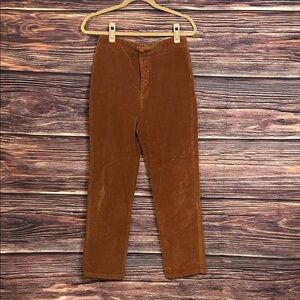 Juniper Sparrow High Waist Women’s Brown/Orange Corduroy Pants | Medium